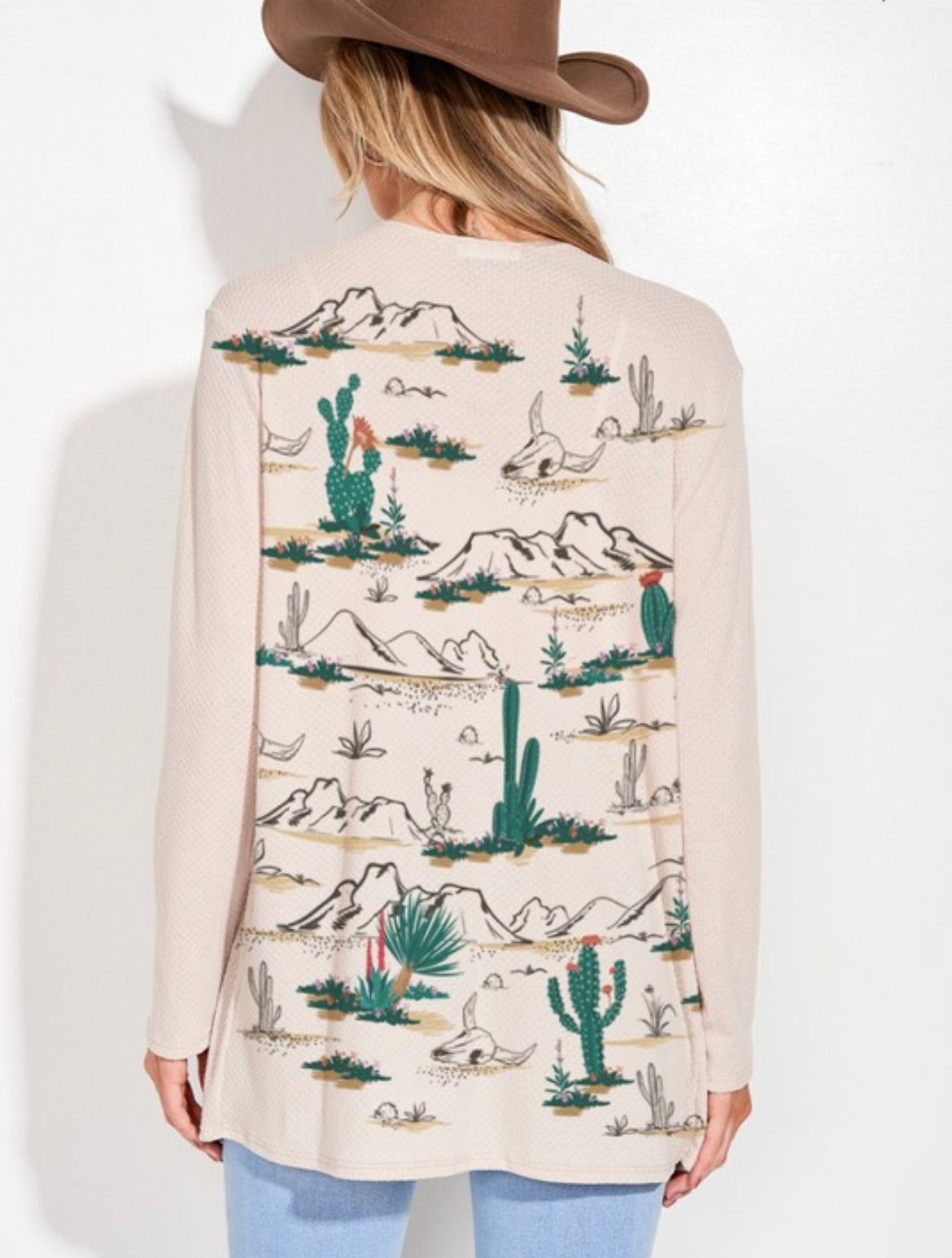 Desert Cactus Knit Cardigan