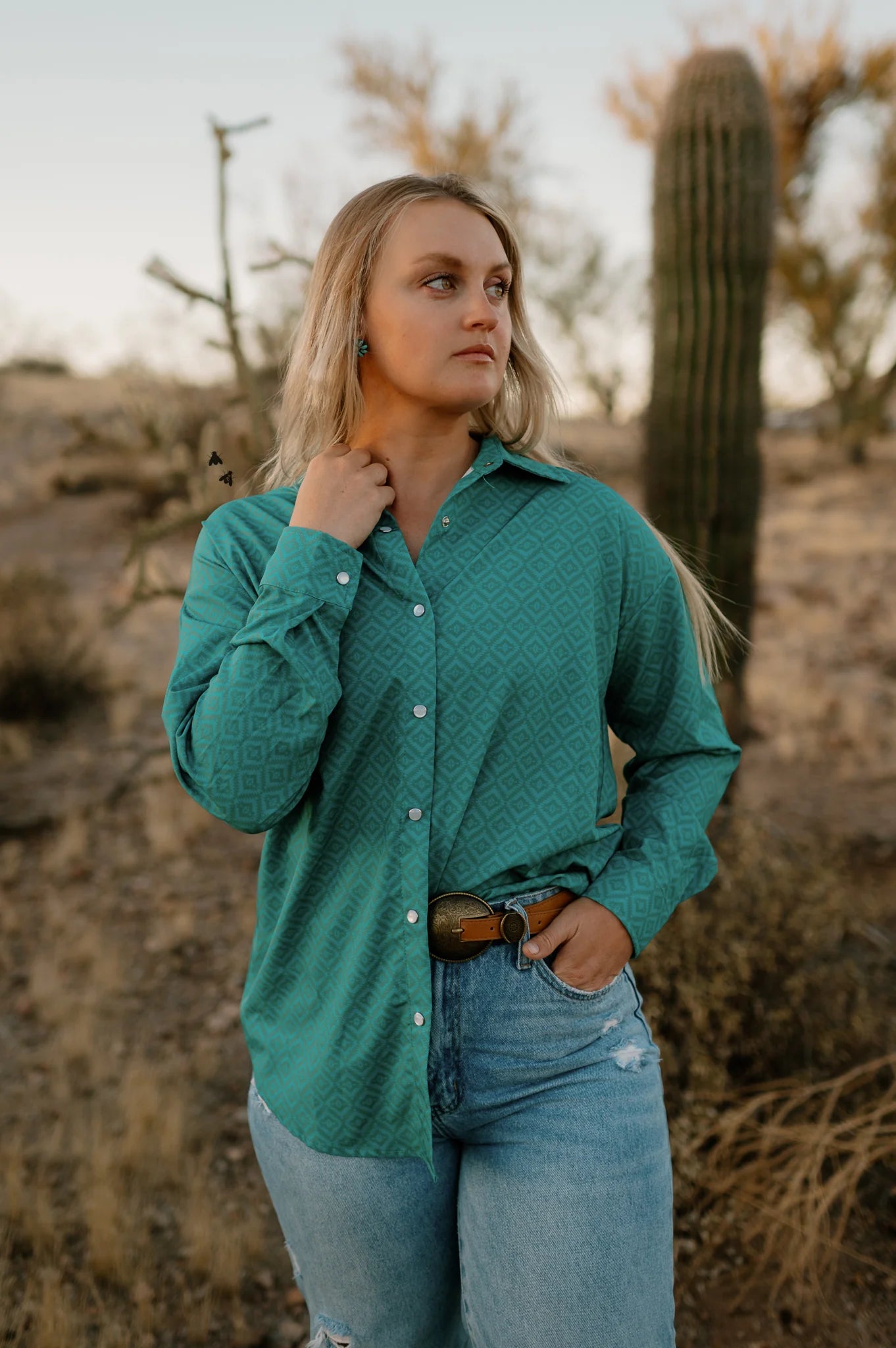 The Kingman Turquoise Shirt