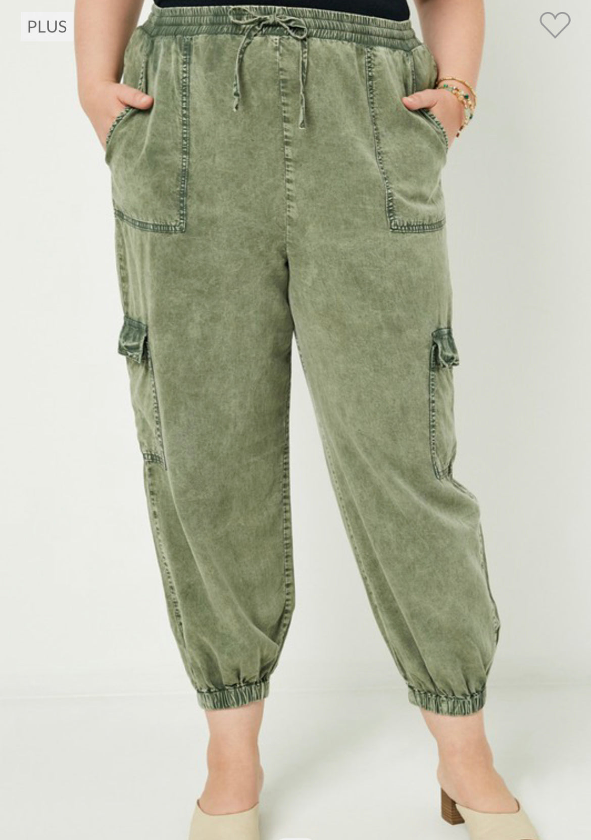 Curvy and Fabulous cargo joggers