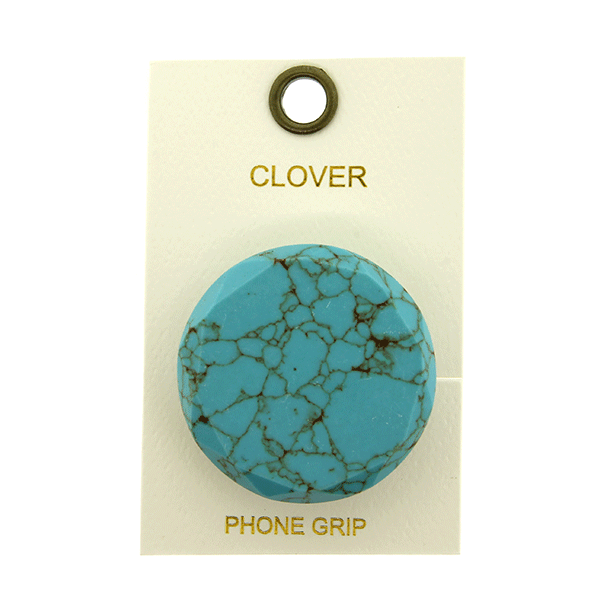 Turquoise phone grip