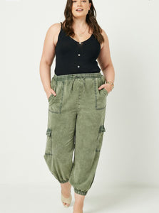 Curvy and Fabulous cargo joggers