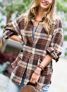 Plaid Safari Jacket