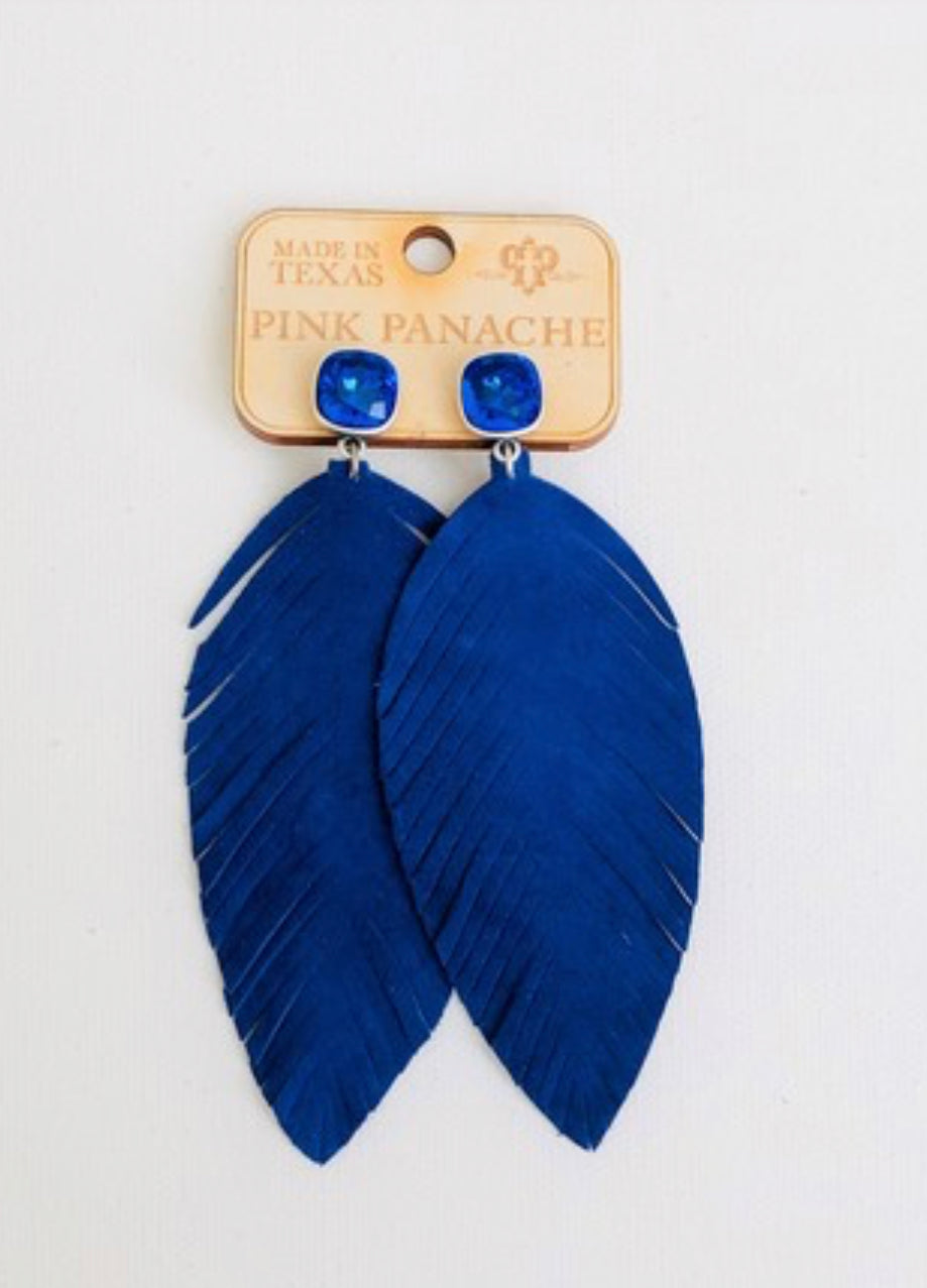 Dallas Cowboy Blue Earrings