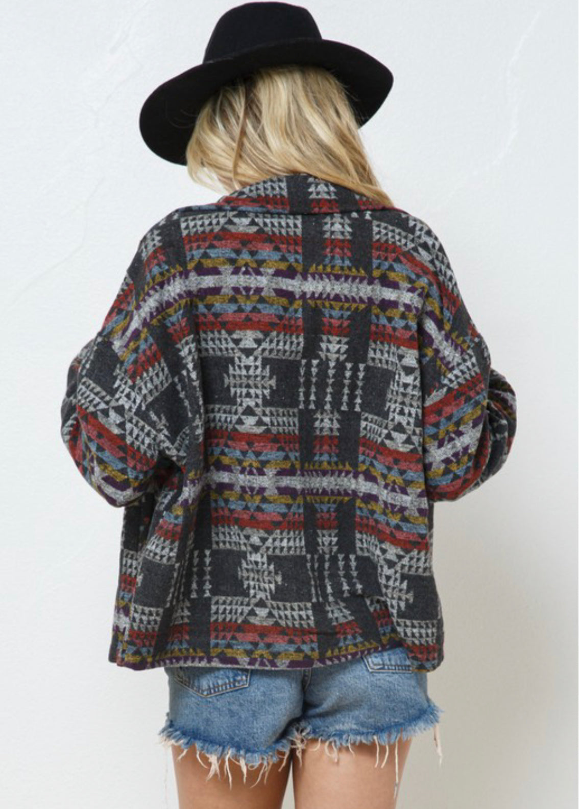 Aztec Collared Jacket