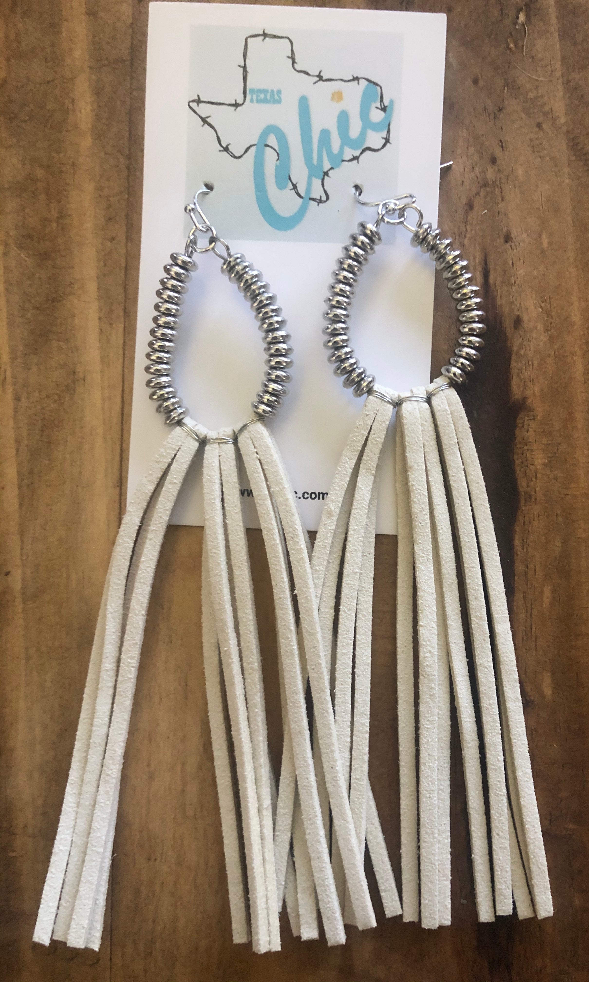 Ivory Fringe Earrings