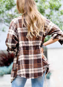 Plaid Safari Jacket