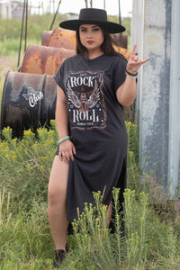 Let’s Rock N Roll Tee Dress