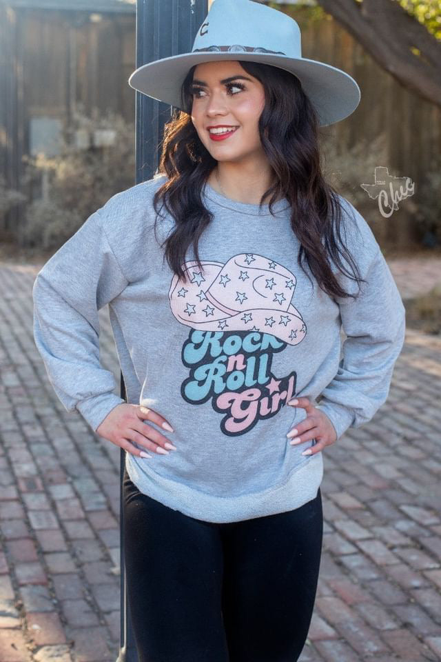 Rock in Roll Cowgirl Sweatshirt