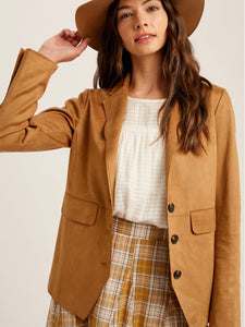 Classic Suede Blazer