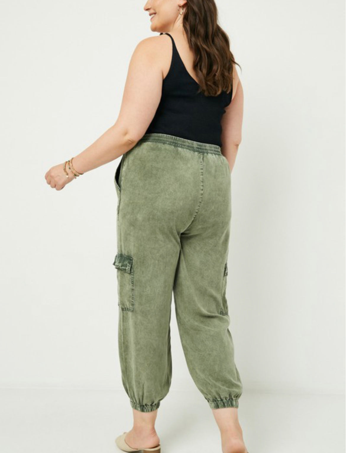 Curvy and Fabulous cargo joggers