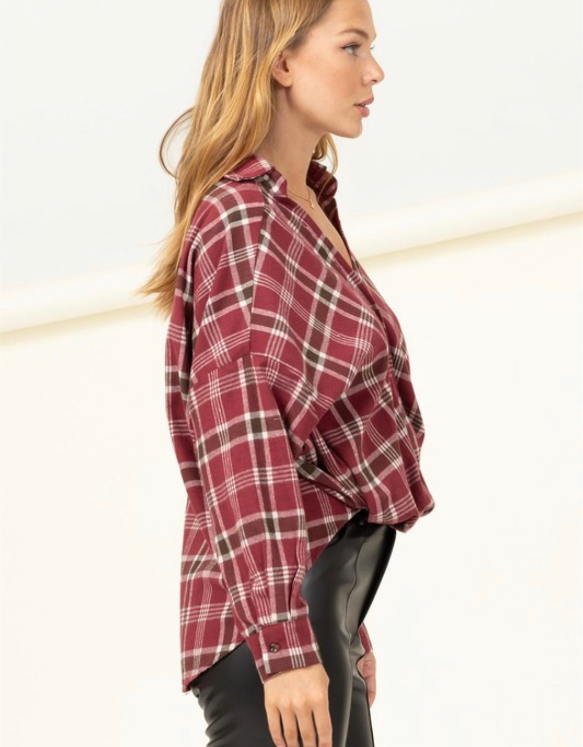 Stunner Plaid Top