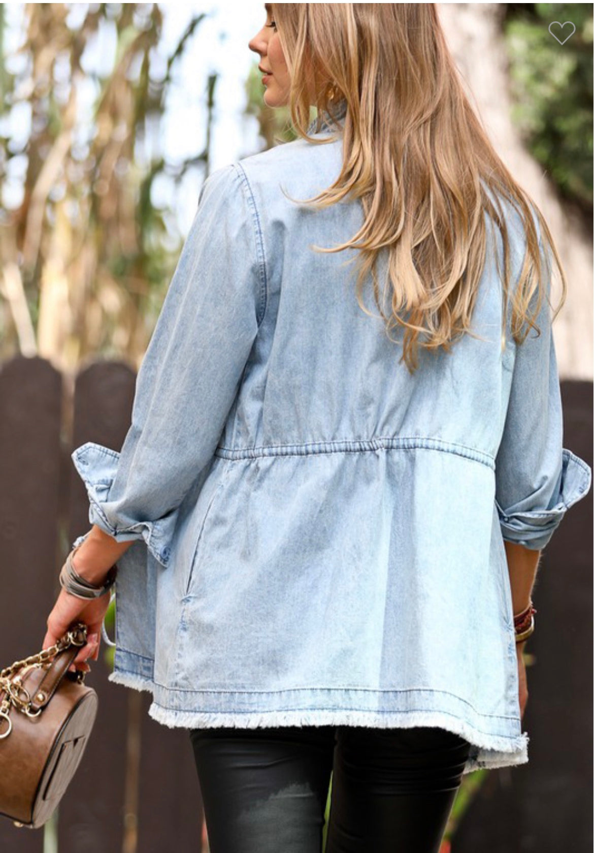 Denim Anorak Jacket