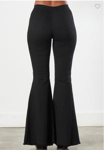 High Rise Black Flares