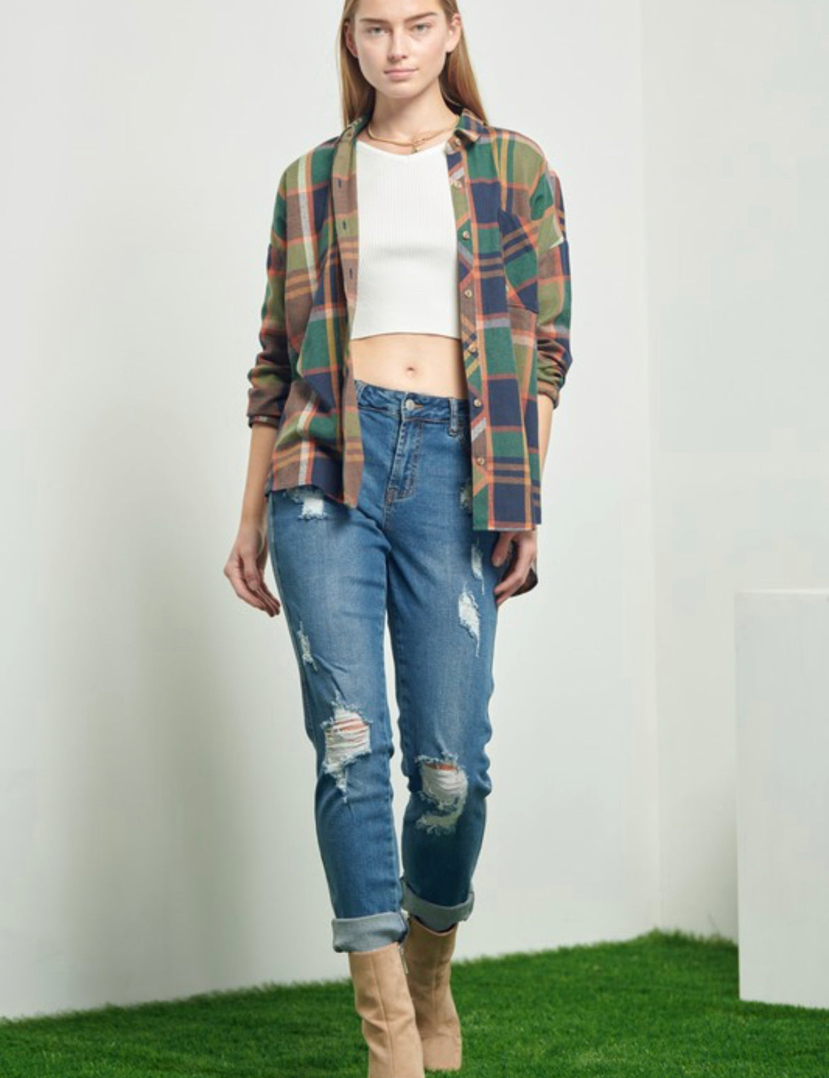 The Elle Plaid Shirt