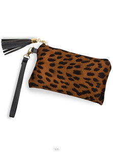 Cheetah Print Wristlet