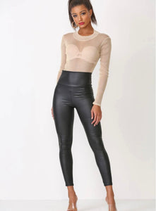 Faux Leather Leggings