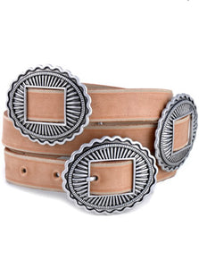 Tan Concho Belt