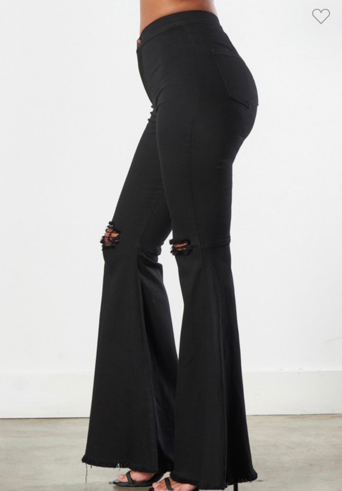 High Rise Black Flares