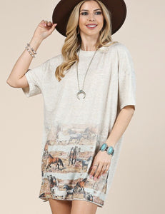 Restock Horse Shirt Dress